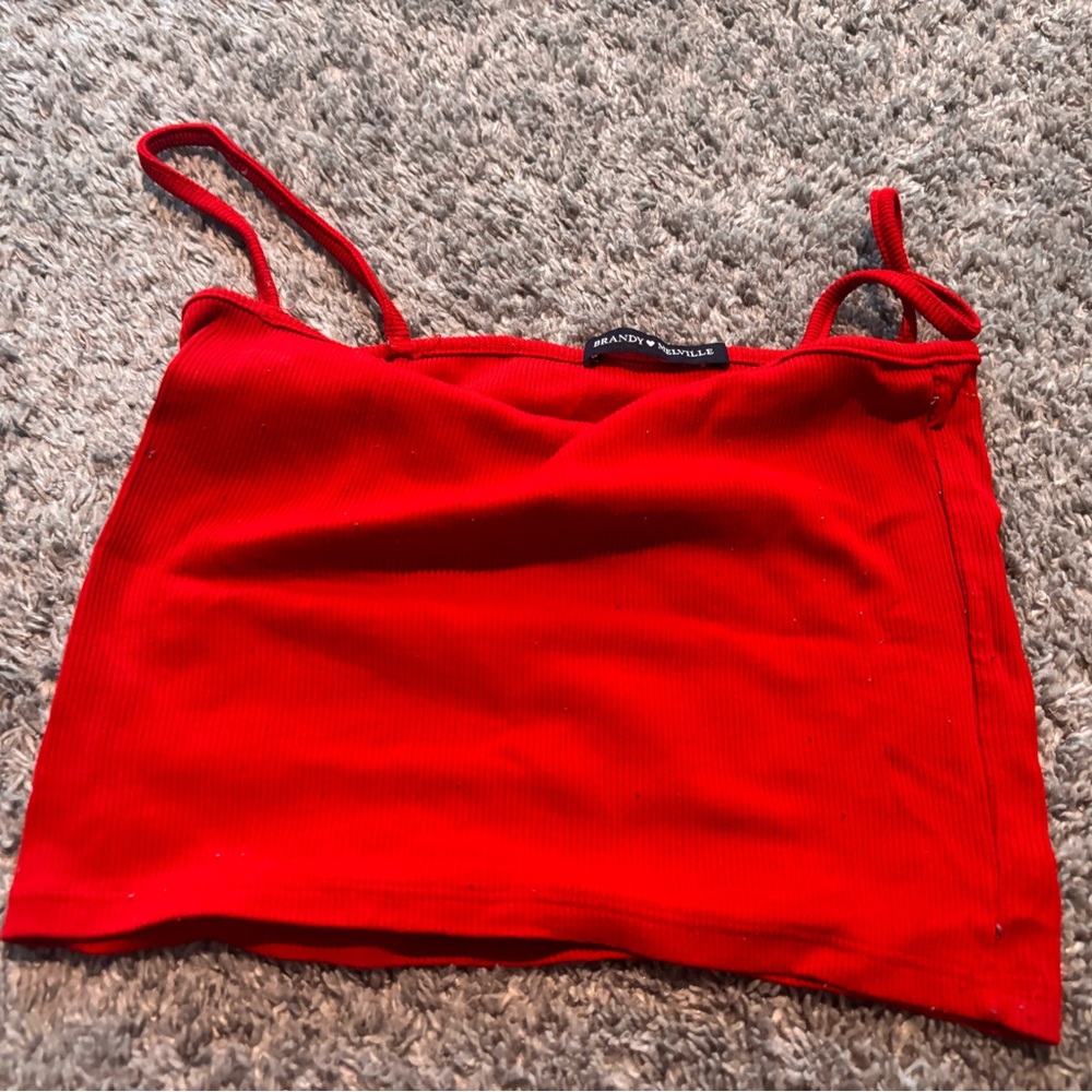 Trendy Red Women's Top